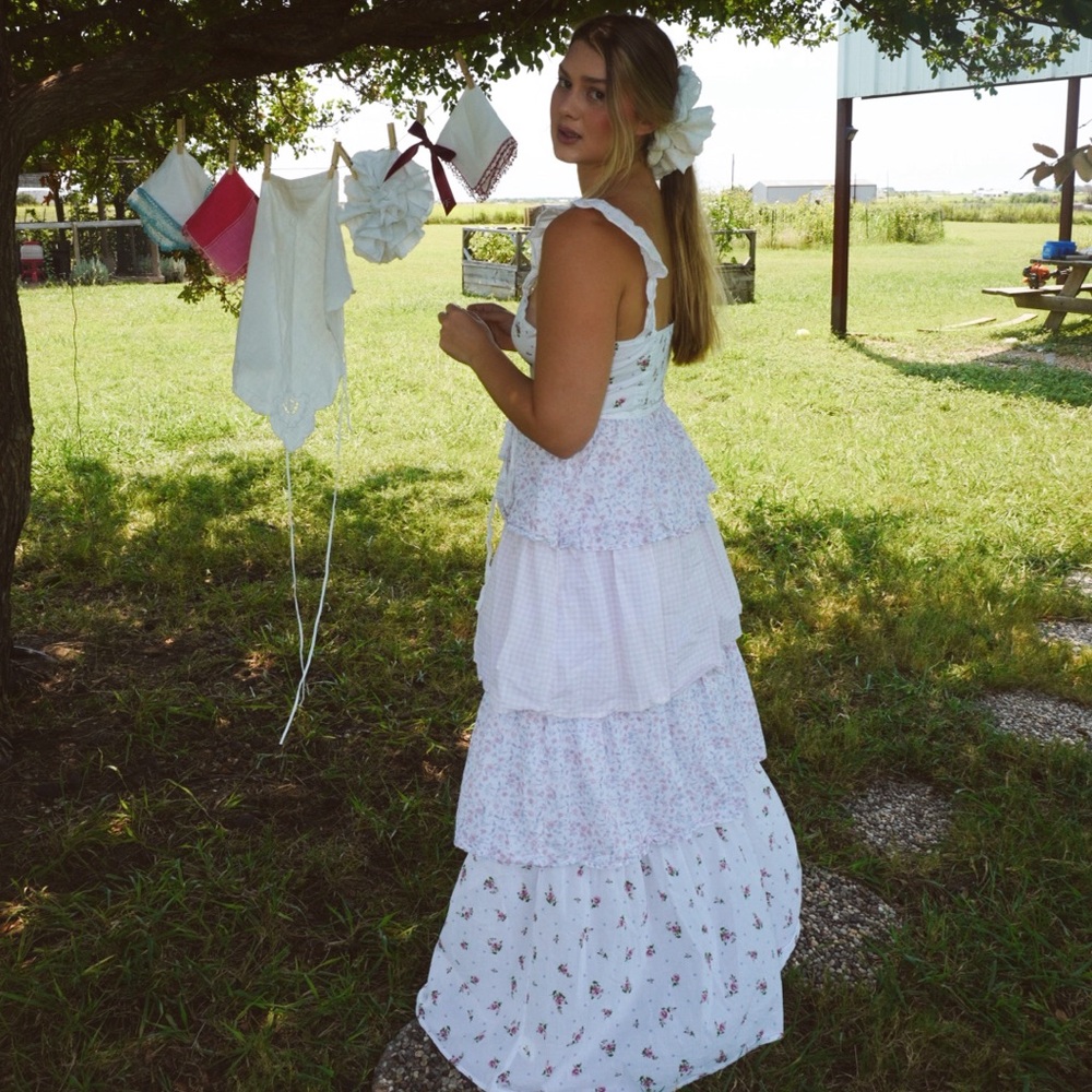 Floral Tiered Maxi Dress